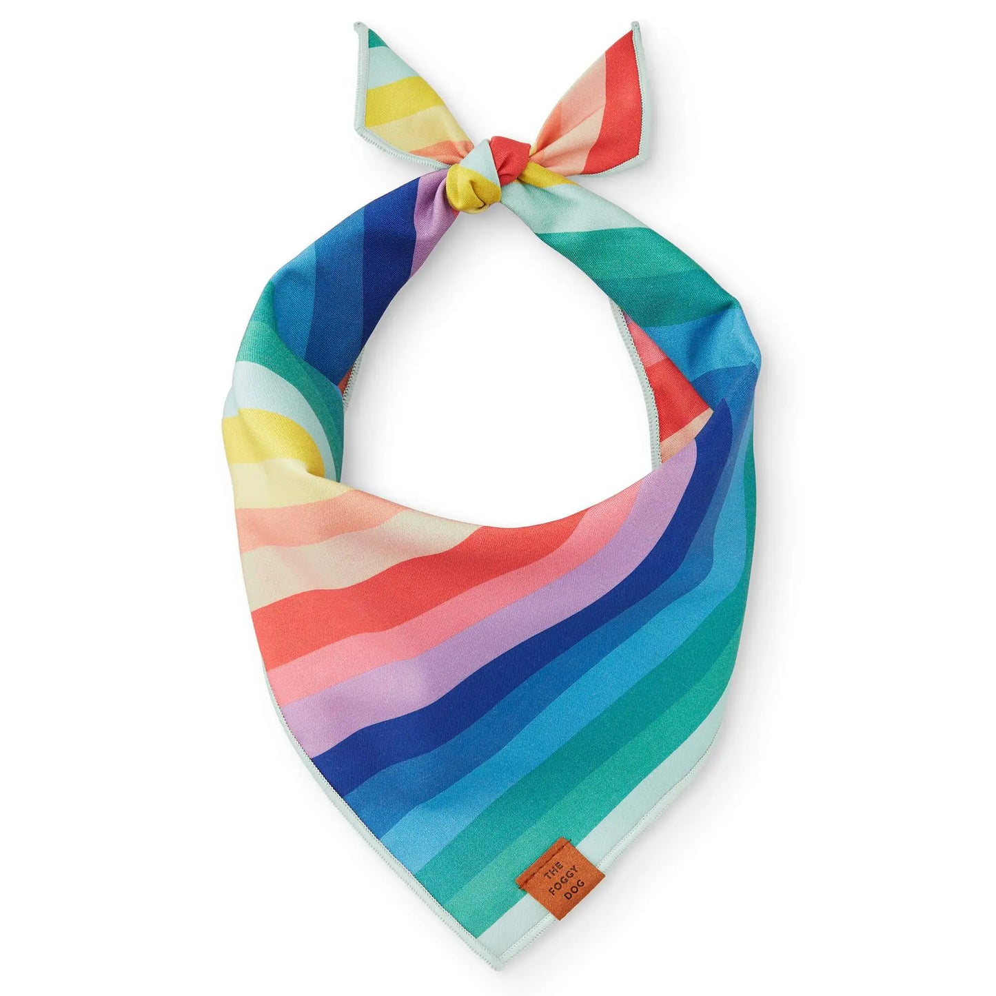 Over the Rainbow Dog Bandana The Foggy Dog