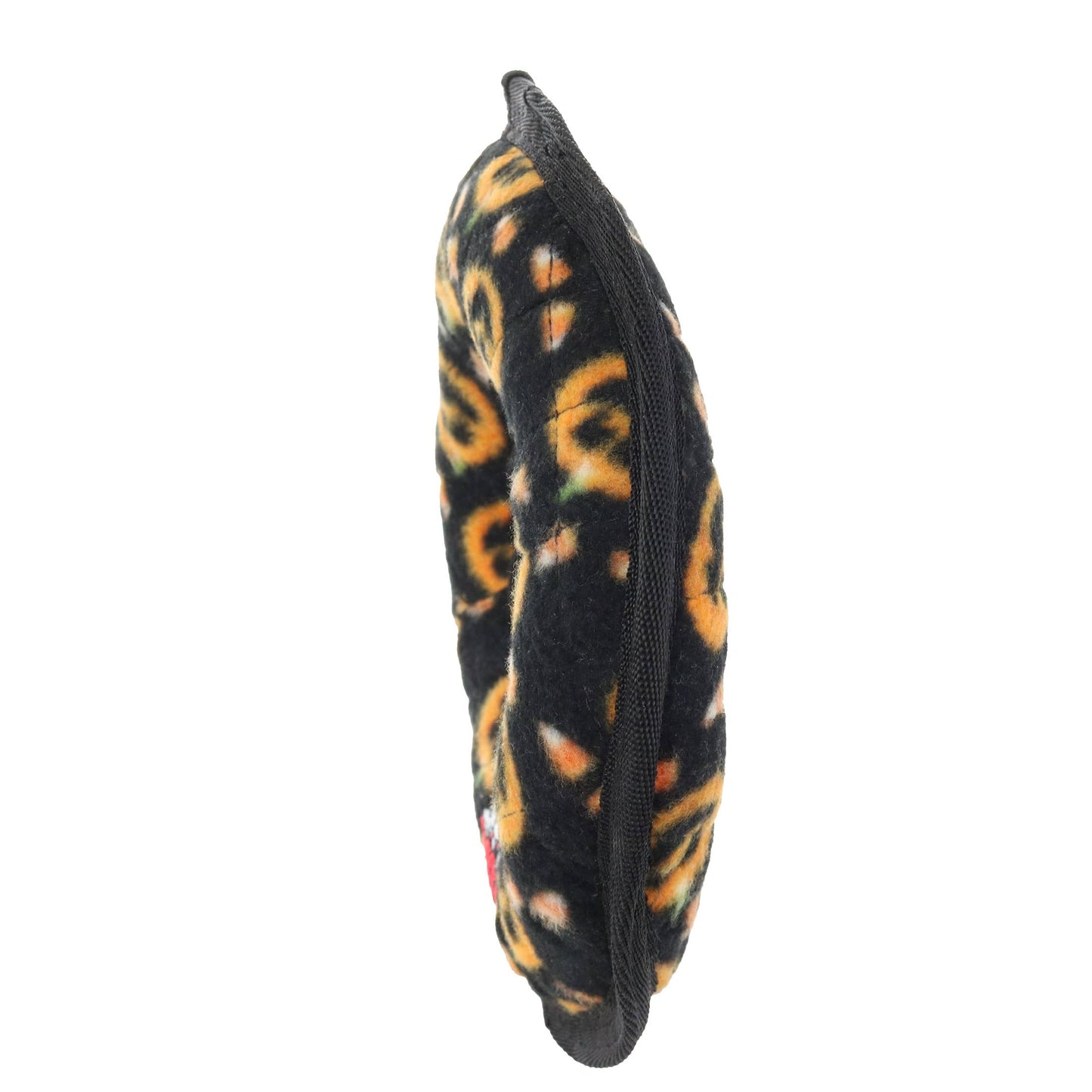 Tuffy Holiday Medium Ring Pumpkin, Durable Squeaky Dog Toy
