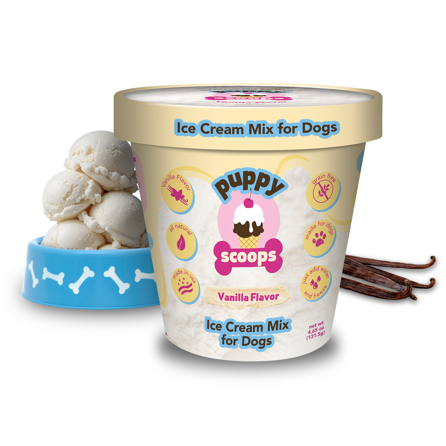 Puppy Scoops Ice Cream Mix for Dogs