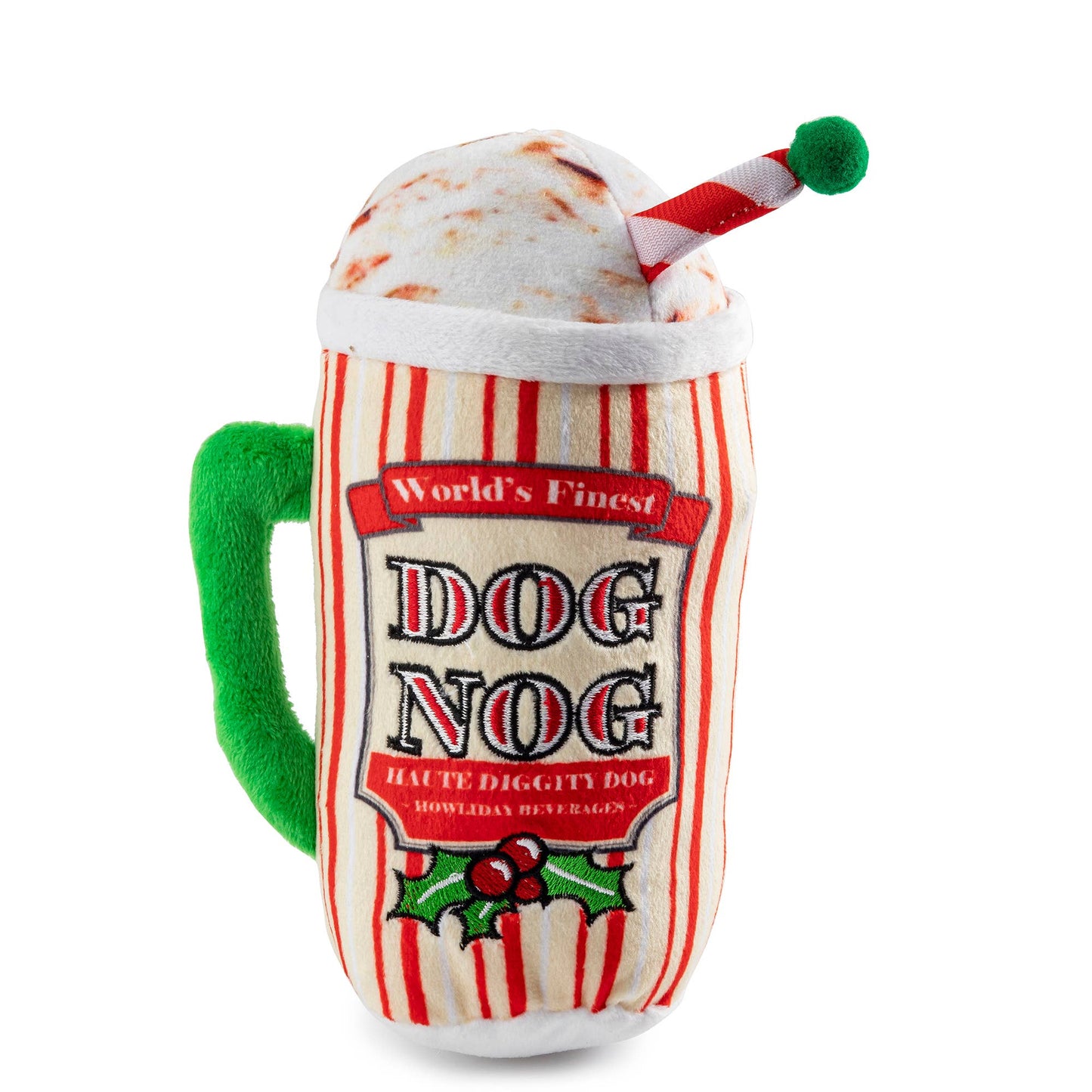 Holiday Dog Nog Christmas Dog Toys Haute Diggity Dog