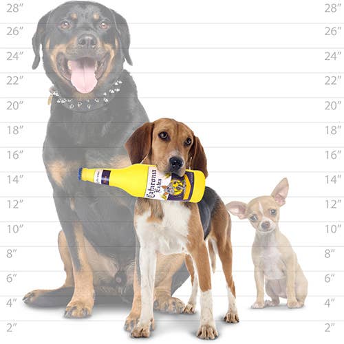Silly Squeaker Beer Bottle Cataroma, Squeaky Novelty Dog Toy