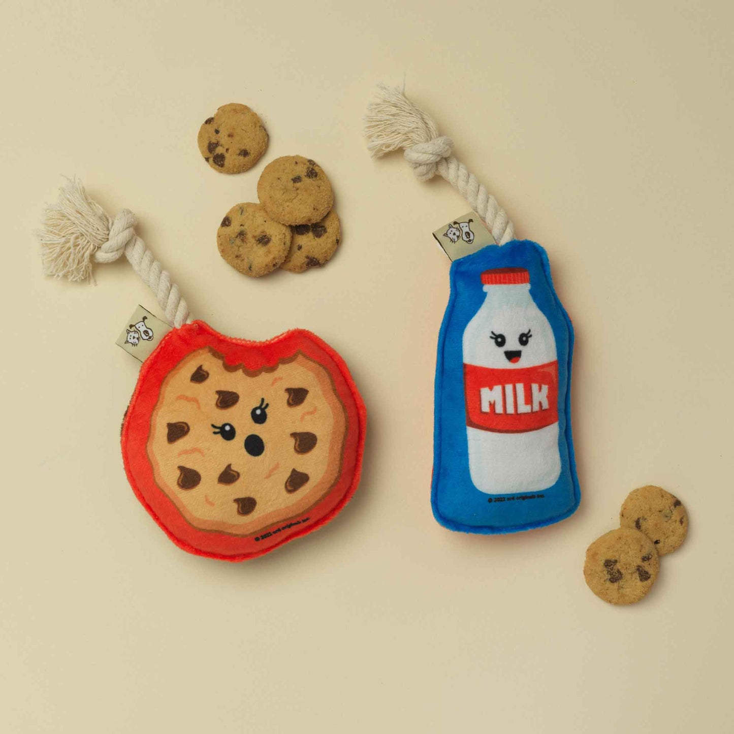 Mini Dog Toy Set | Cookie & Milk