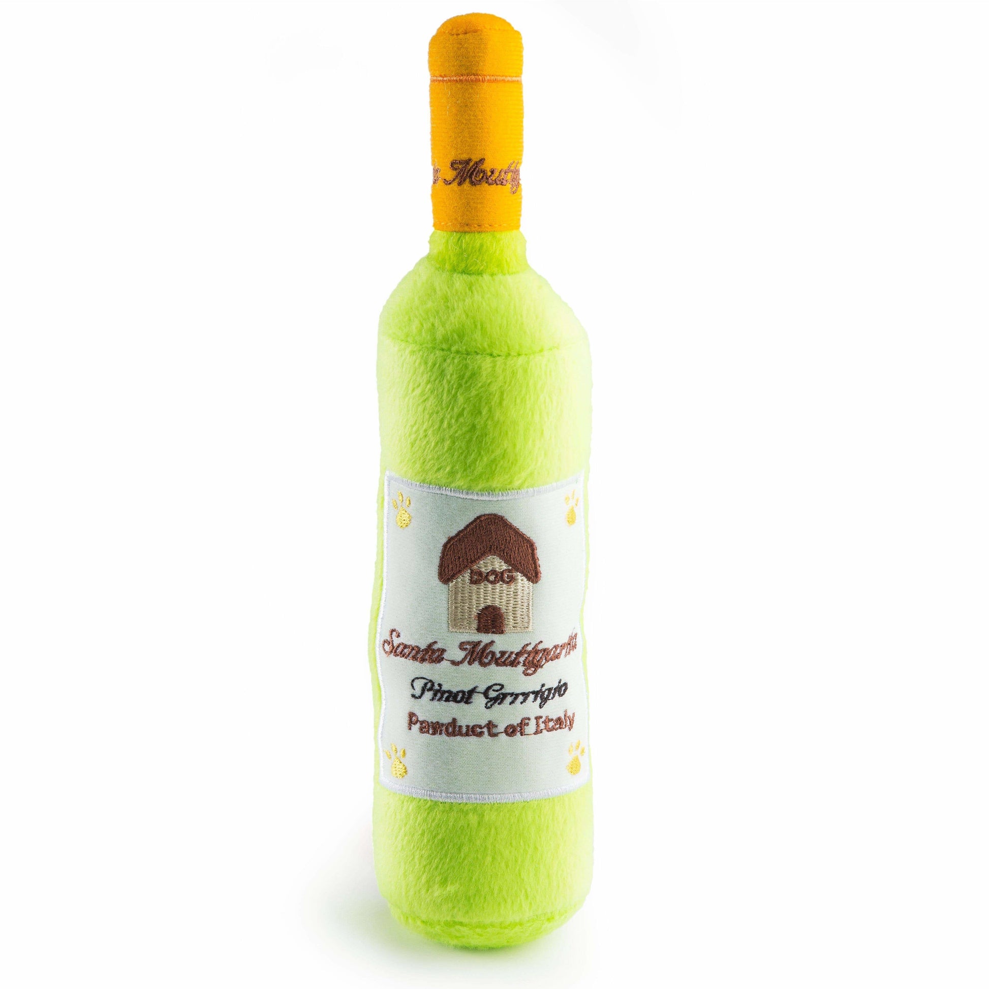 Santa Muttgarita Pinot Grrrigio Wine Toy  Haute Diggity Dog   