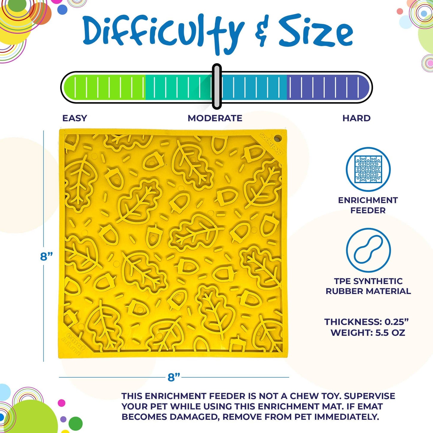 Autumn Design eMat Enrichment Lick Mat