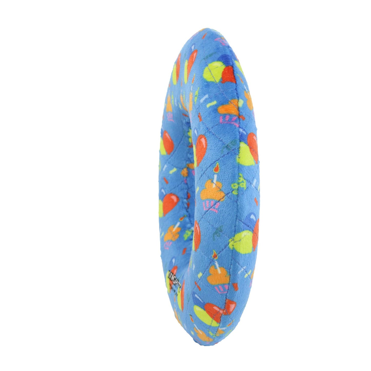 Mighty Ring-Celebration, Squeaky Dog Toy, No Stuffing