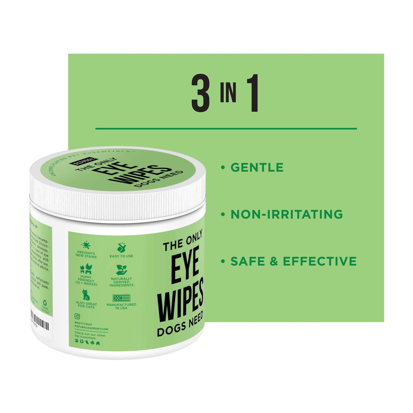 The Only Eye Wipes Dogs Need Natural Rapport