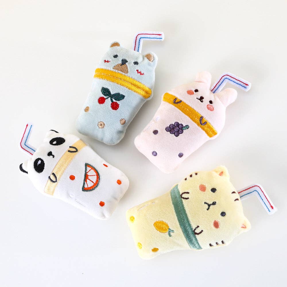 Moo - 4 pcs Beverage Cat Toy Set Cheerhunting