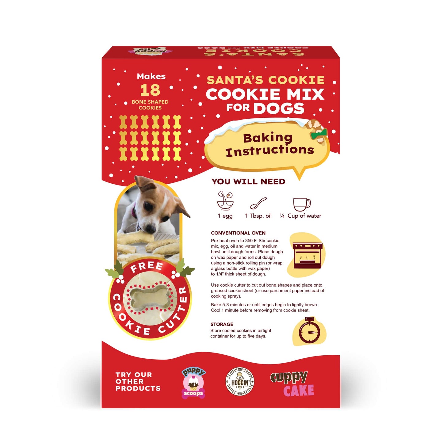 Puppy Cake Cookie Mix - Santa's Cookie (Wheat-free)