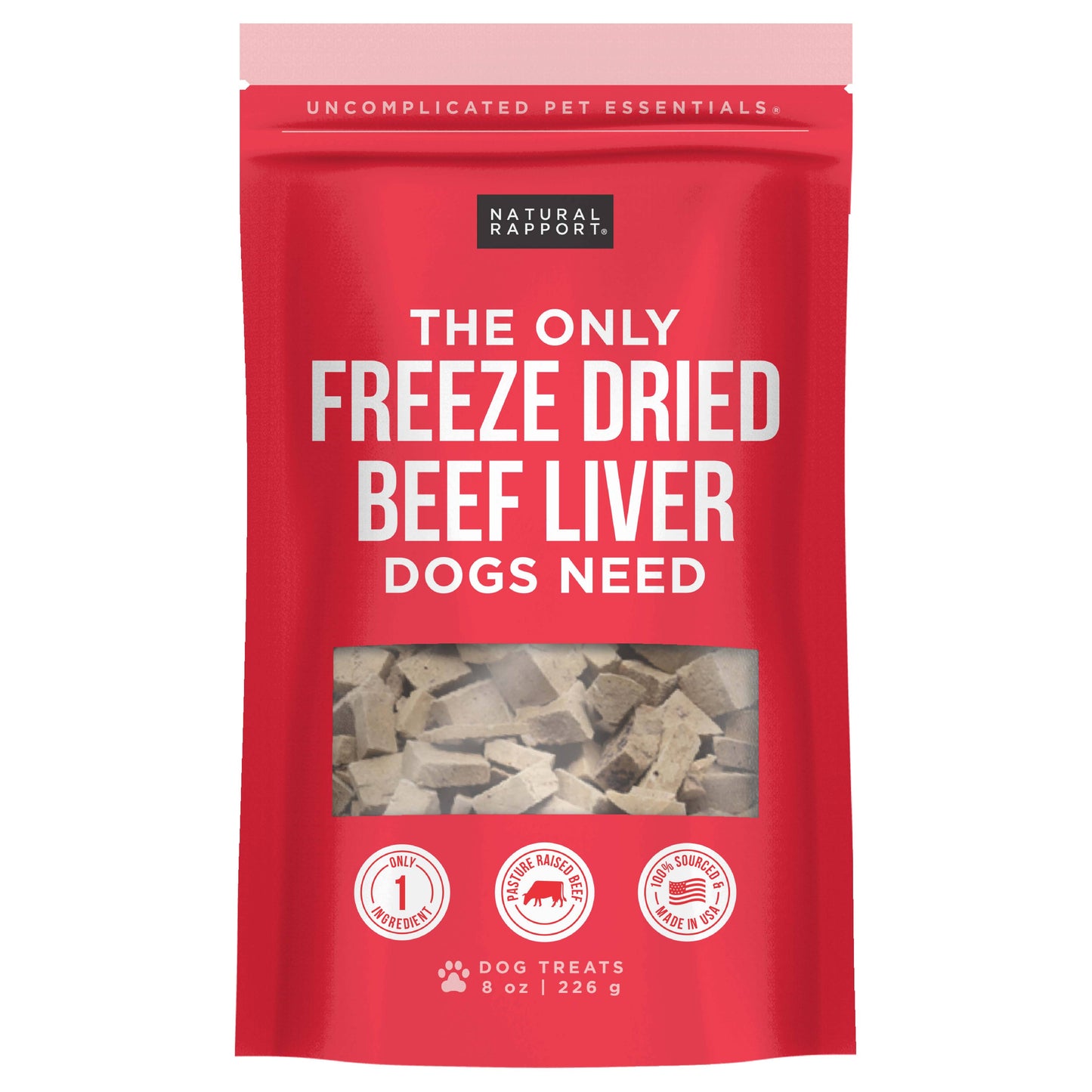 The Only Freeze Dried Beef Liver Dogs Need Natural Rapport