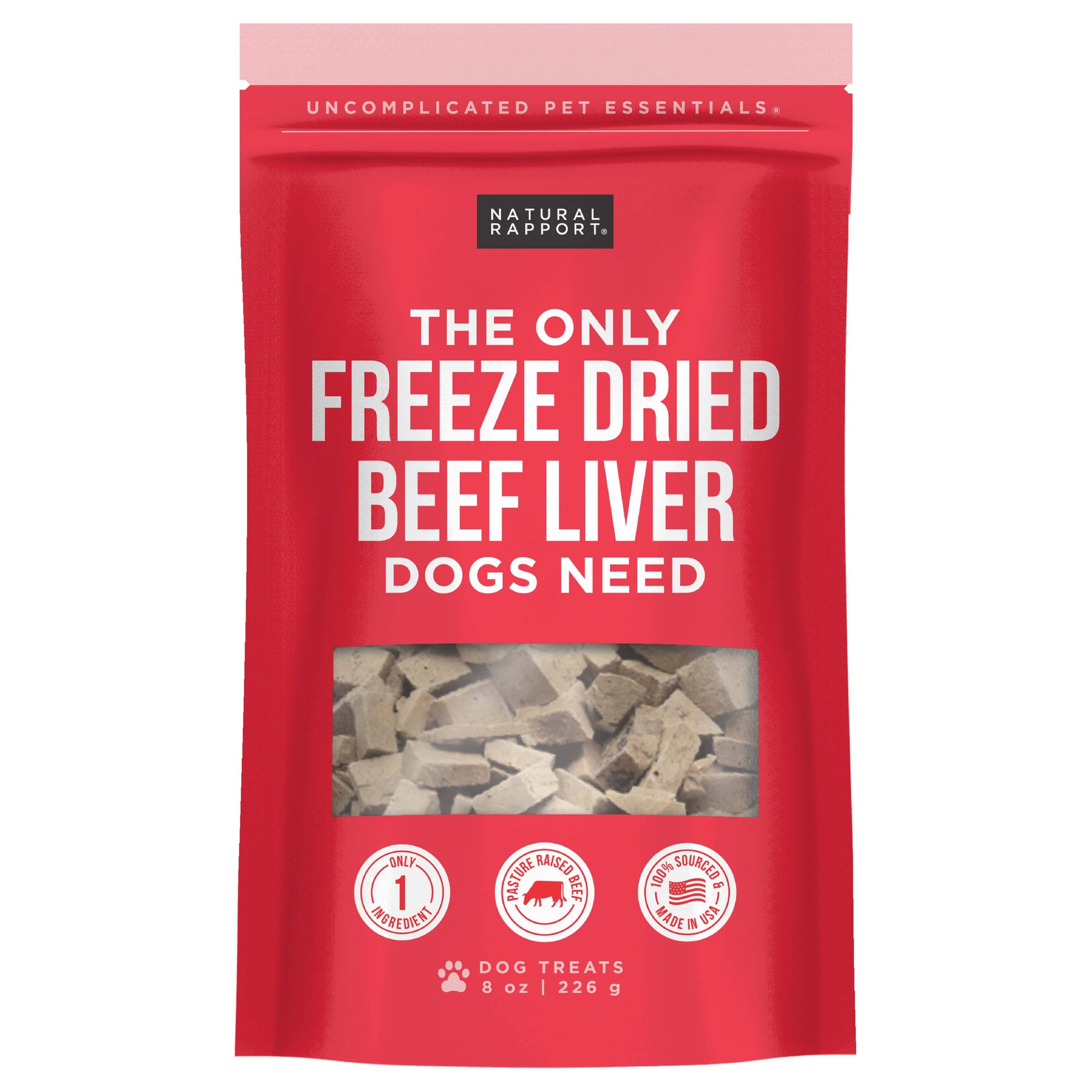 The Only Freeze Dried Beef Liver Dogs Need Natural Rapport