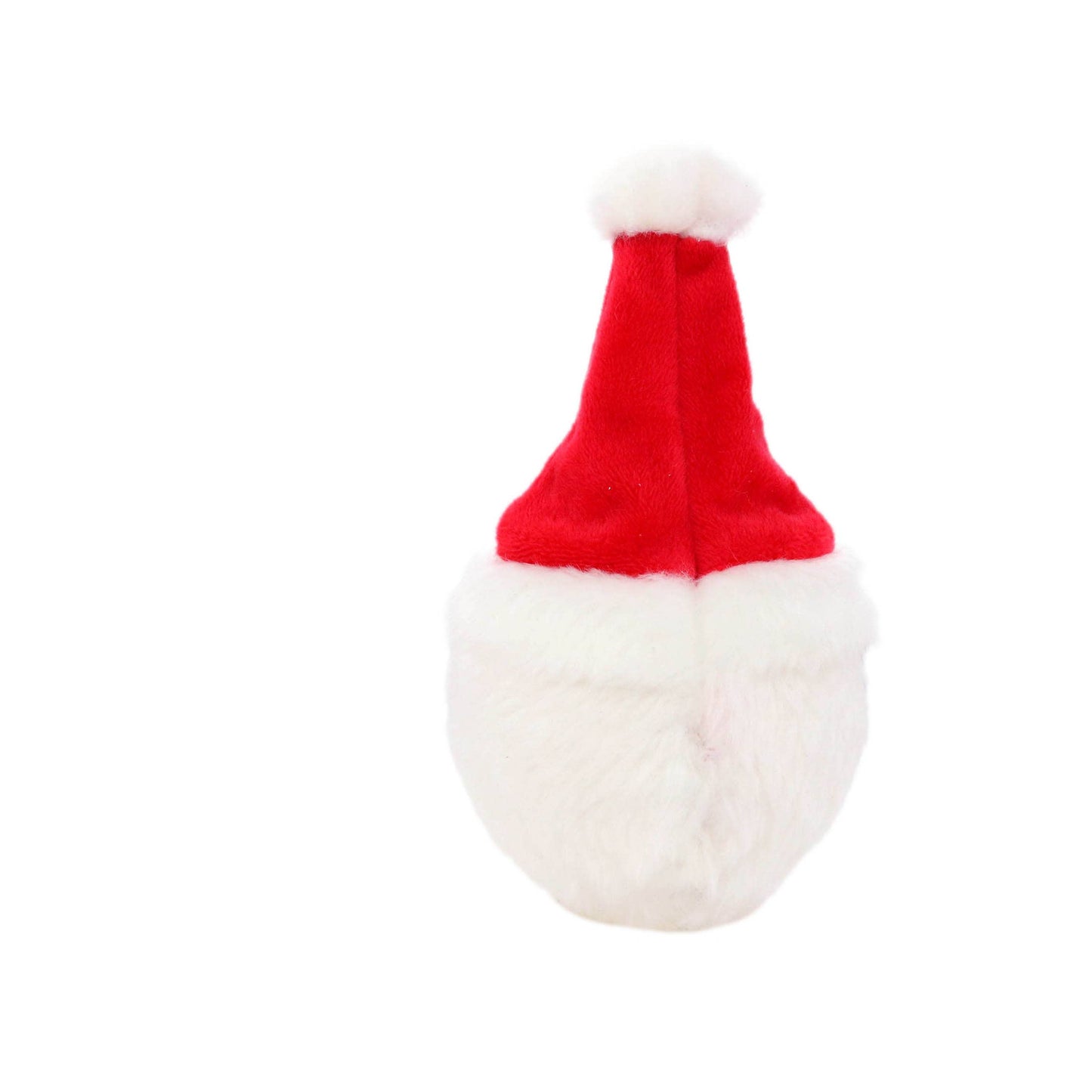 Mighty Ball-Small Snowball Santa Squeaky Dog Toy, No Stuff