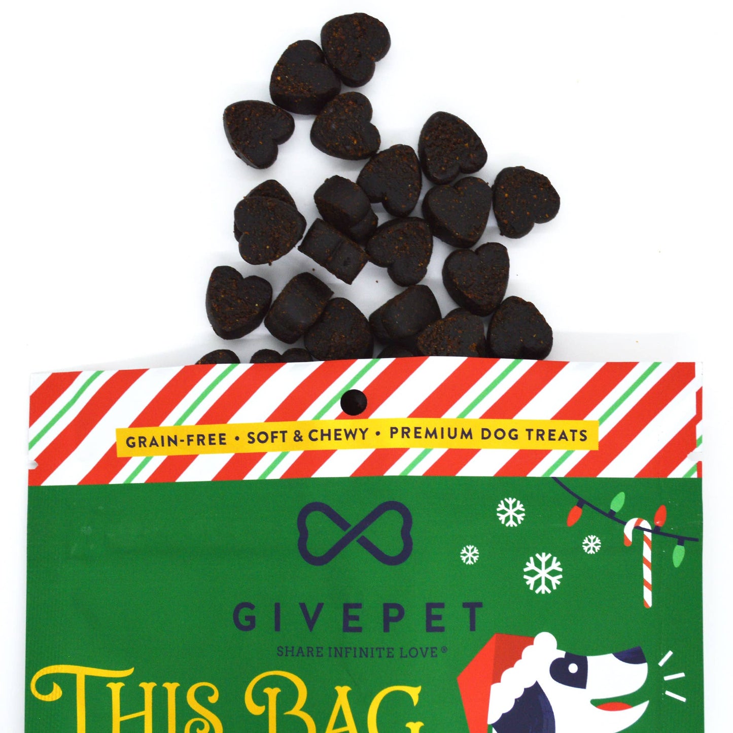 GivePet Peppermint Bark Holiday Dog Treat