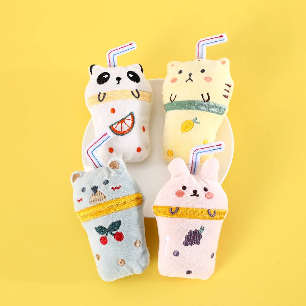 Moo - 4 pcs Beverage Cat Toy Set Cheerhunting