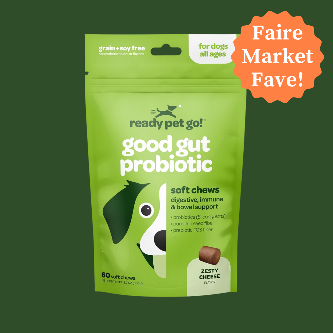 Gut Health Probiotic Chews for Dogs - Digestive Support
